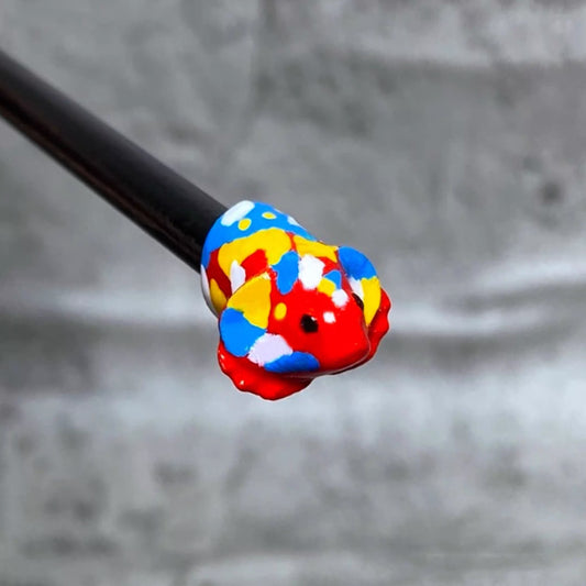 Produit accessoire baton d’entrainement Betta red candy