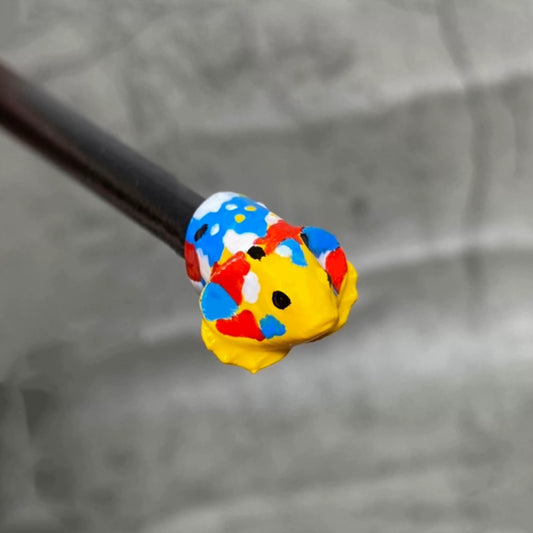 Produit accessoire baton d’entrainement Betta yellow galaxy